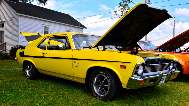 1969 Chevy Nova at a car show