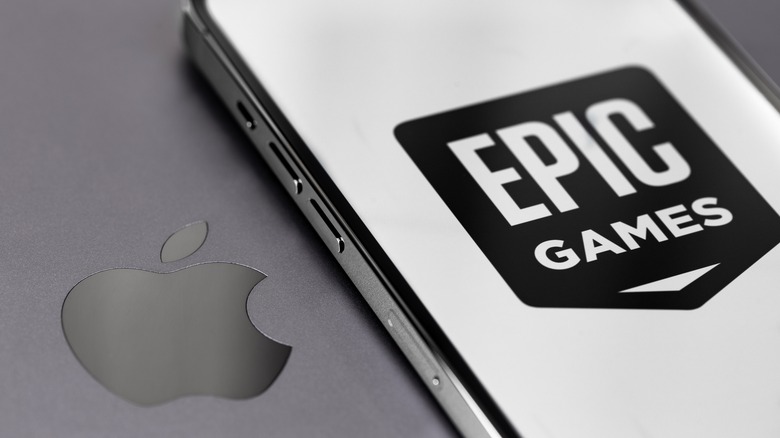 Epic Games Apple logos
