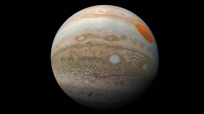Juno spacecraft image of Jupiter