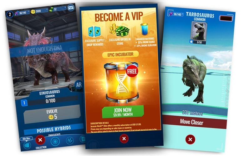 Análise: Jurassic World Alive (Android/iOS) aprende com os erros de Pokémon  GO (Android/iOS) - GameBlast