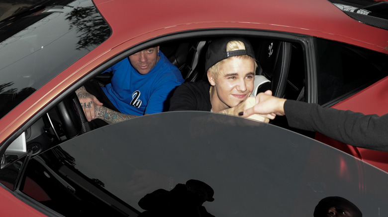 Justin Bieber Ferrari