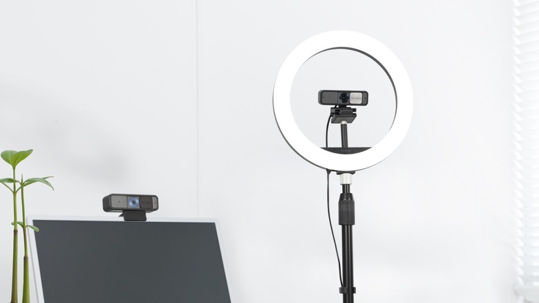 Kensington webcam and ring light
