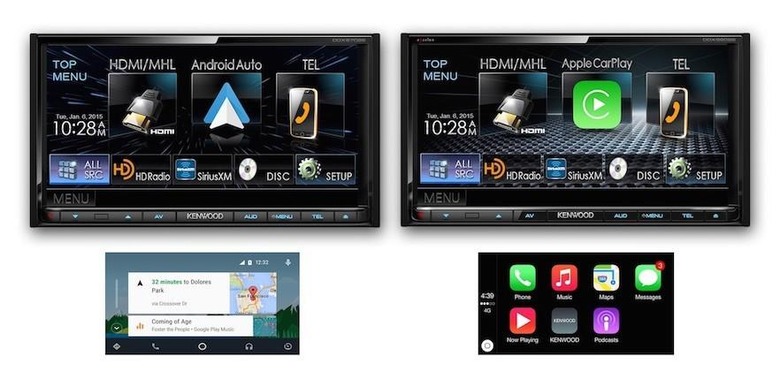 Kenwood begins shipping multimedia receivers with CarPlay, Android Auto support