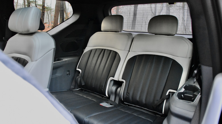 2026 Kia EV9 third-row seats.