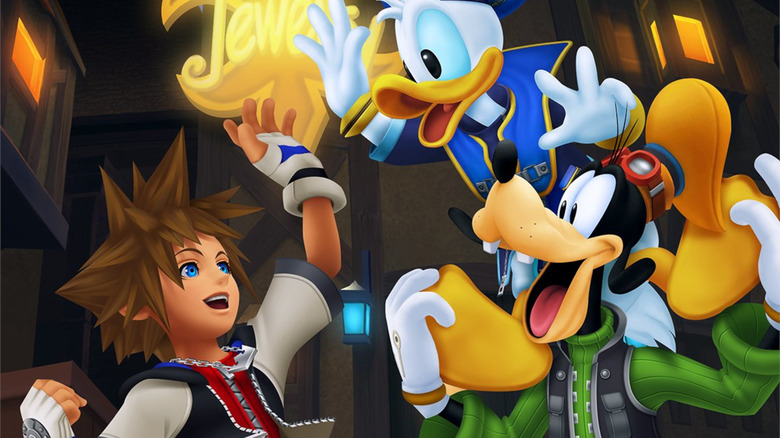 Sora, Donald, and Goofy