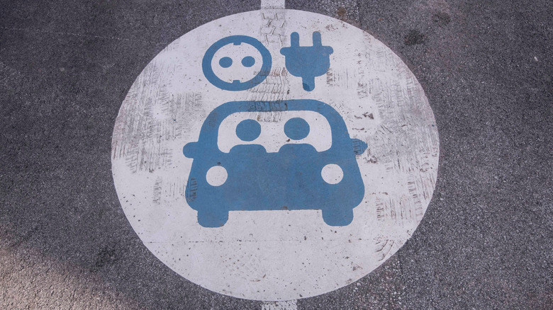 car charging station marker