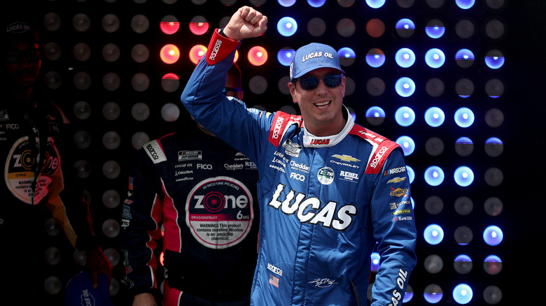 Kyle Busch at NASCAR race