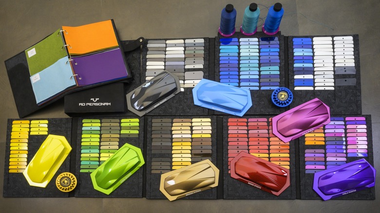 Lamborghini Ad Personam paint colors