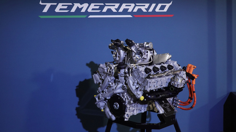 2026 Lamborghini Temerario engine detail