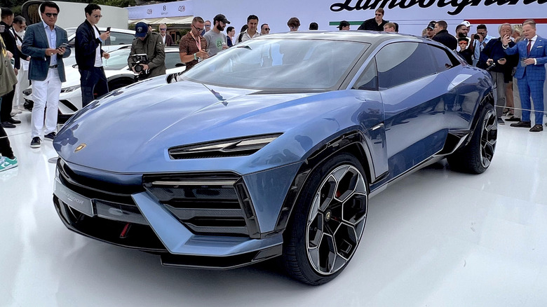 Lamborghini Lanzador EV Concept front end