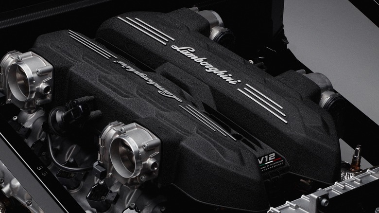 Lamborghini LB744 V12 engine