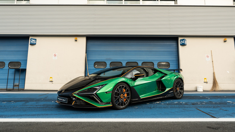 2027 Lamborghini Revuelto SV by the track