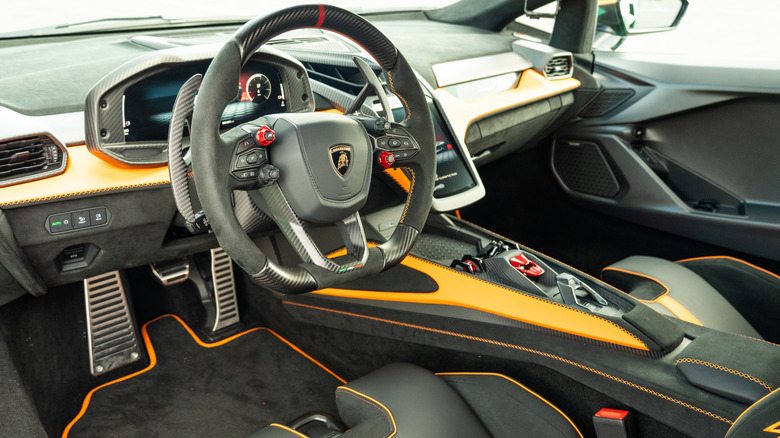 2027 Lamborghini Revuelto SV cabin and dashboard