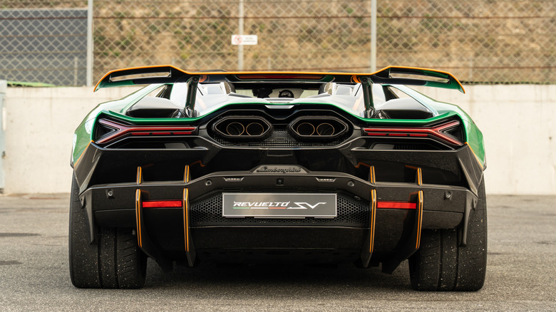 2027 Lamborghini Revuelto SV rear view