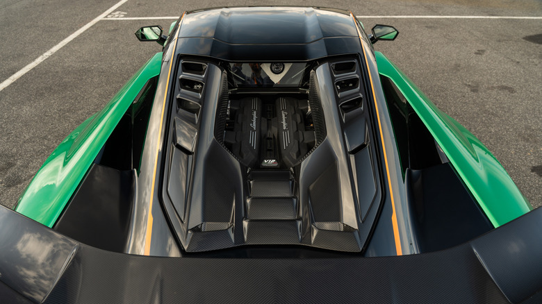 2027 Lamborghini Revuelto SV engine bay