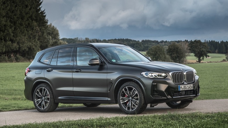 BMW X3 parked outside