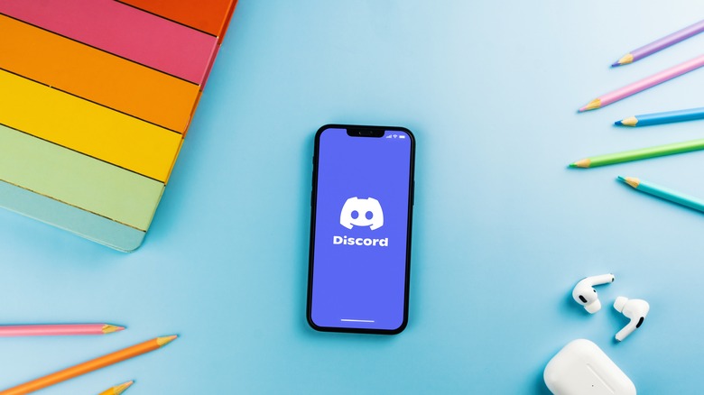 discord logo smartphone pencils airpods