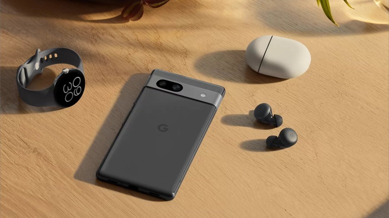 Leaked Google Pixel 7a gray