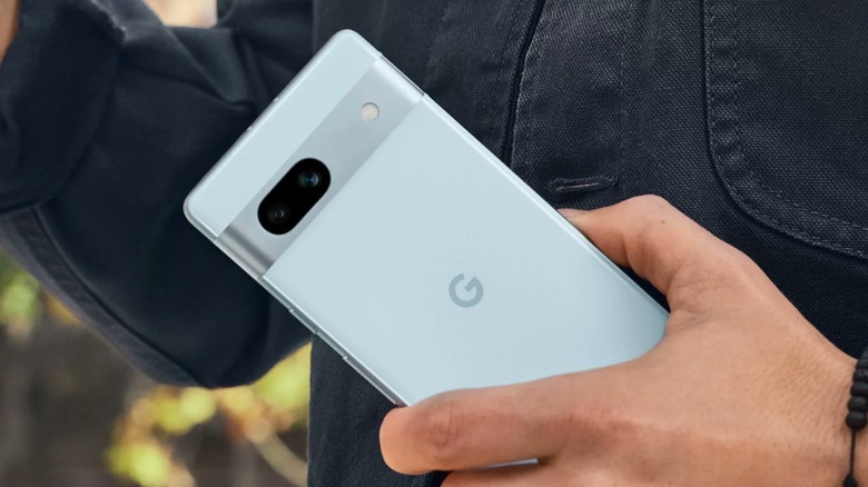 Leaked Google Pixel 7a blue