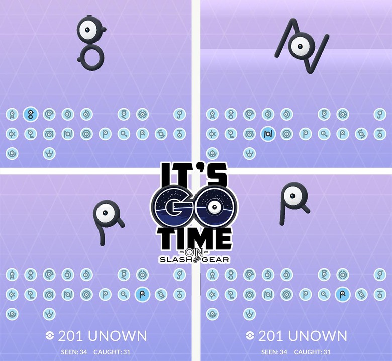 Pokemon Go Adds a New Kind of Unown