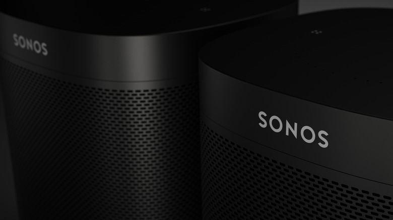 Sonos logos on speaker