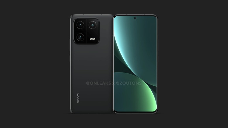 Renders of the Xiaomi 12 Pro