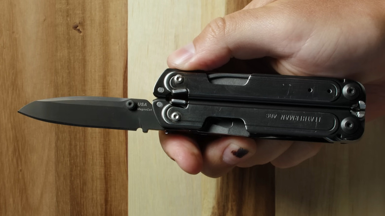 Leatherman Arc multitool with the MagnaCut blade deployed