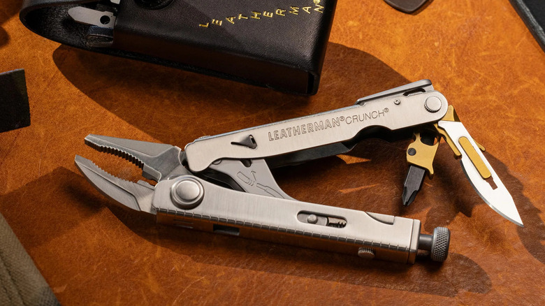 Leatherman's Garage Batch #008: Captain's Crunch tool on the table.