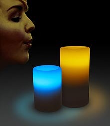 LED Blow On/Off Candle