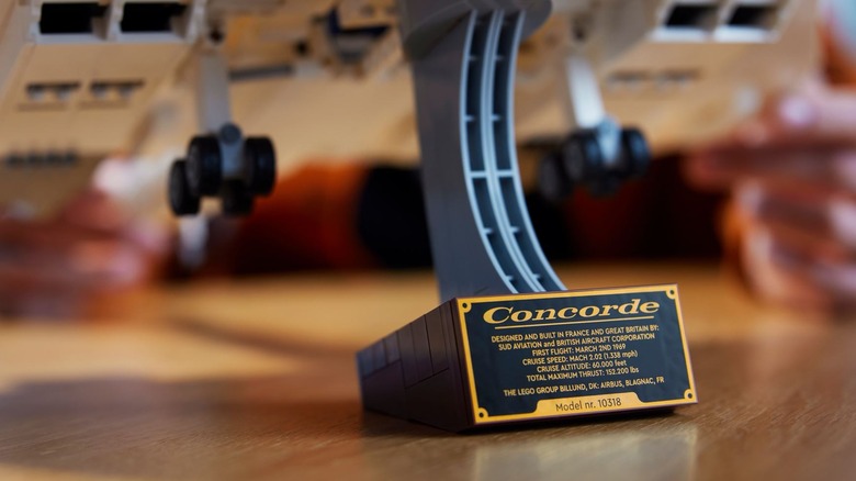 LEGO Concorde stand