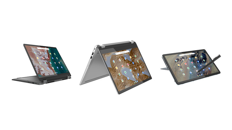 Lenovo IdeaPad Flex 3i 5i Duet 3 Chromebook at MWC 2022