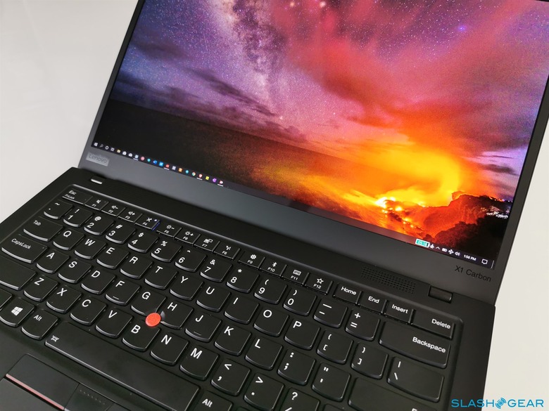Lenovo ThinkPad X1 Carbon 4K (7th-Gen) Hands-On Review - SlashGear Lenovo ThinkPad X1 Carbon 4K (7th-Gen) Hands-On Review - SlashGear