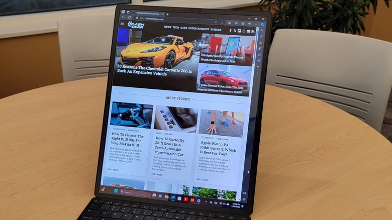 thinkpad x1 fold vertical orientation