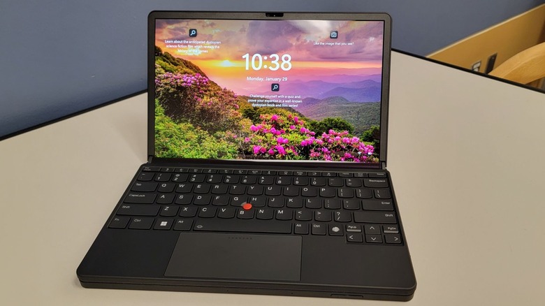 thinkpad x1 fold 16 in laptop mode