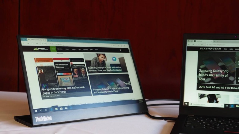 Lenovo ThinkVision M Mobile Monitor Is Made For Remote