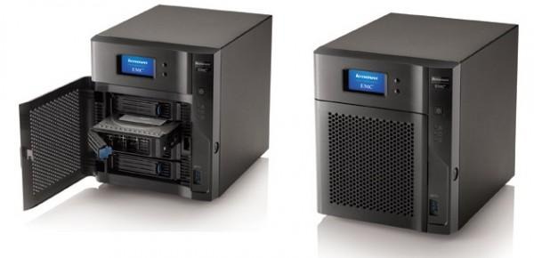 LenovoEMC px4-400d NAS - high angle shot - 01