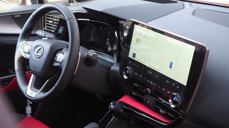 2022 Lexus NX dashboard