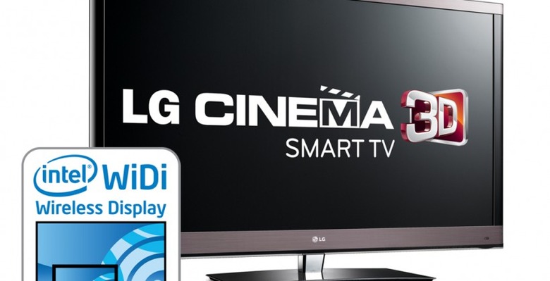 LG Adds Intel WiDi To 2012 3D Smart TVs - SlashGear