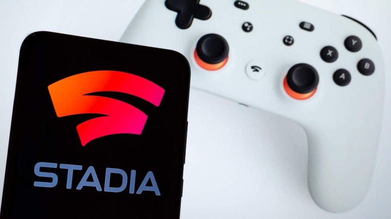 Stadia phone and controller