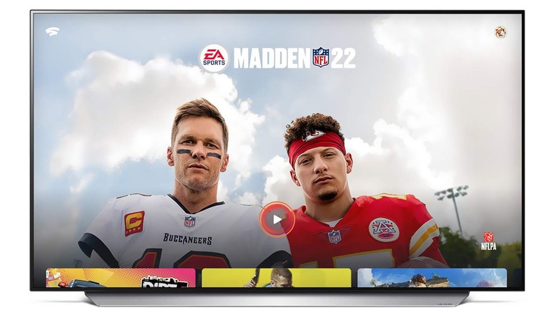Stadia on LG smart TV