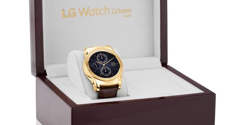 LG Watch Urbane Luxe Flaunts Gold To Make It More Timely SlashGear