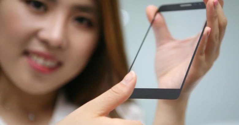 [Photo 2] LG Innotek introduces cover glass which is embeded fingerprint sensor module