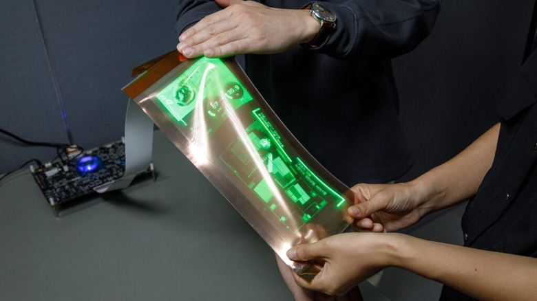 LG's stretchable display