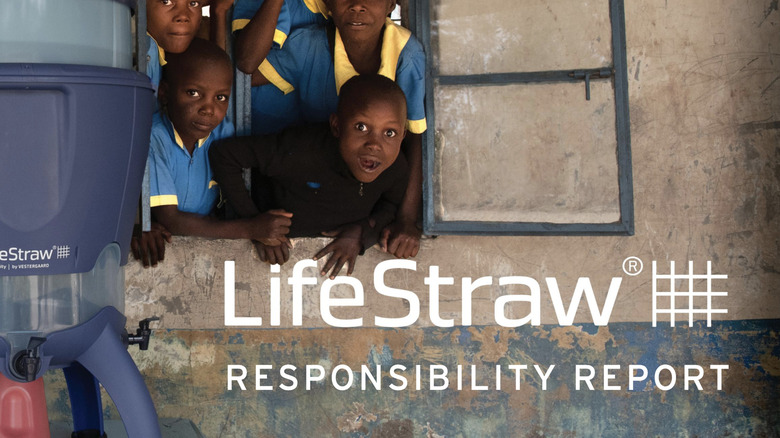 LifeStraw sustainability report cover