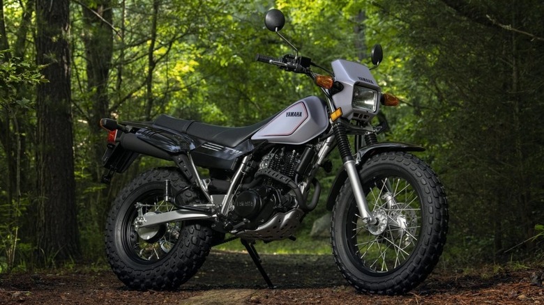 A promo image of the 2026 Yamaha TW200