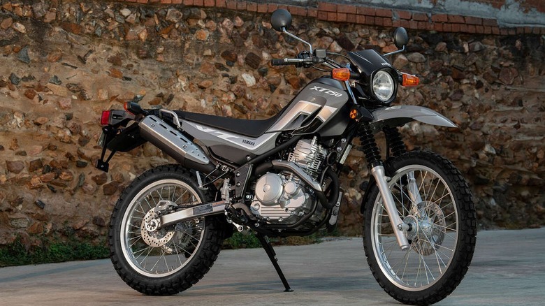 Promo image of the 2025 Yamaha XT250