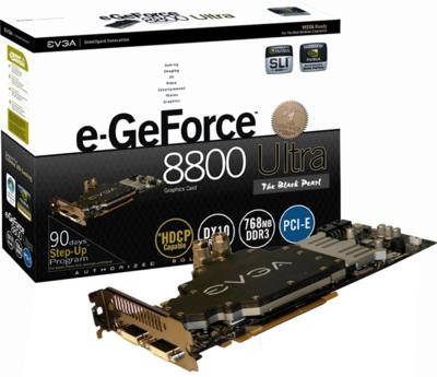 EVGA GeForce 8800 Ultra Black Pearl edition graphics card