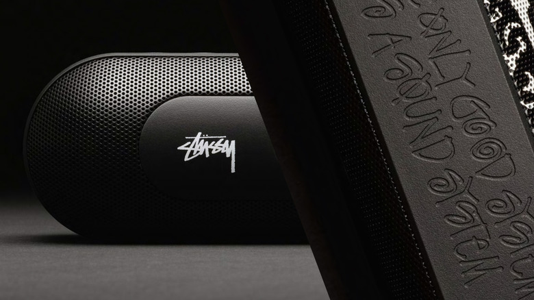 back and bottom of Stüssy and Beats By Dr.Dre