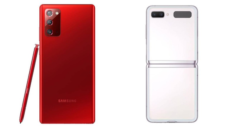 Limited Galaxy Note 20 Mystic Red, Z Flip White Arrive - SlashGear