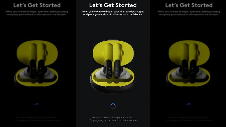 Screenshot Logitech G Fits app